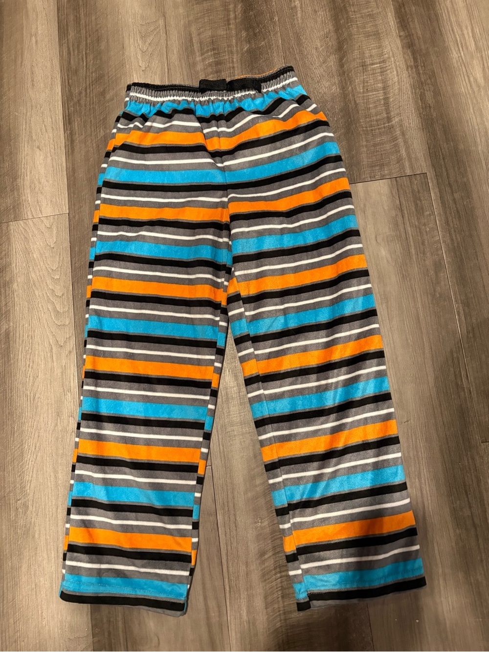 wonder nation Striped Pajama Pants - Blue, Orange, Gray, Black